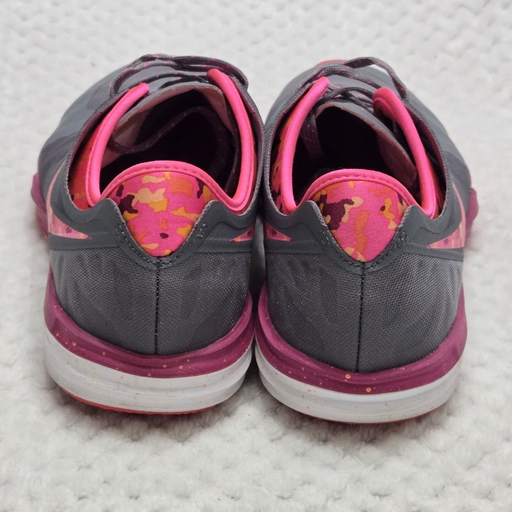 Nike 2015 Dual Fusion TR 3 #724812-005 Women's Size 8 Gray Pink Running Shoes - Picture 8 of 10